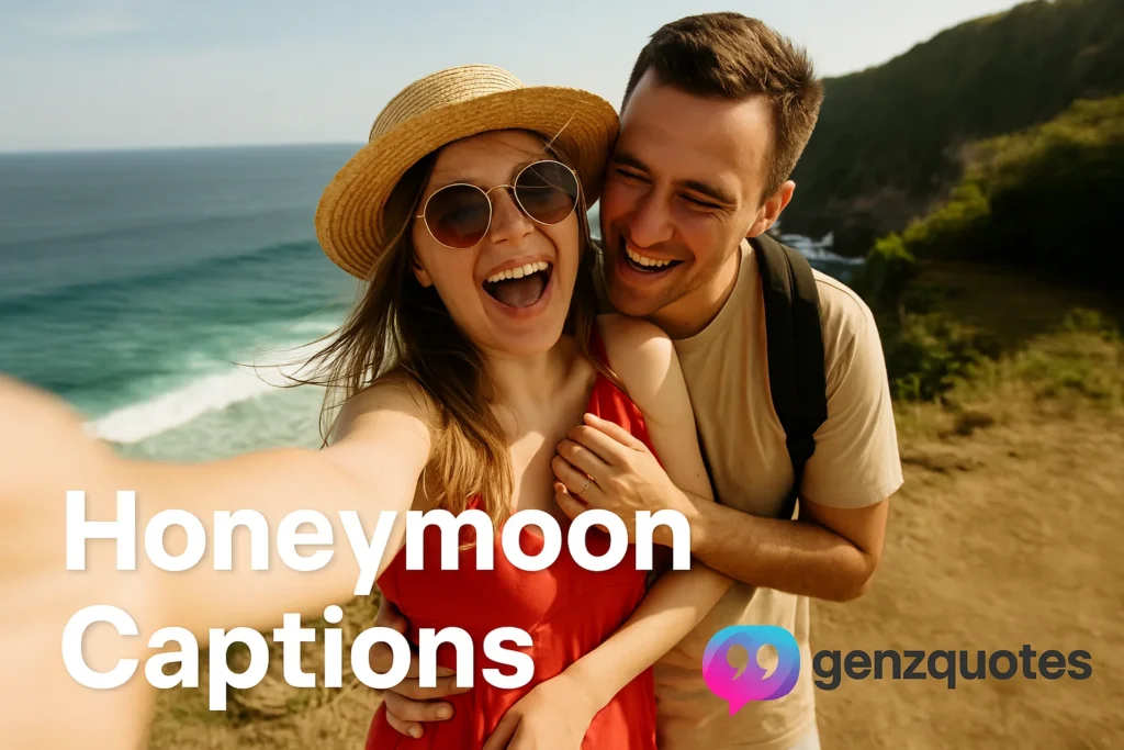 honeymoon captions