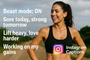 fitness instagram captions