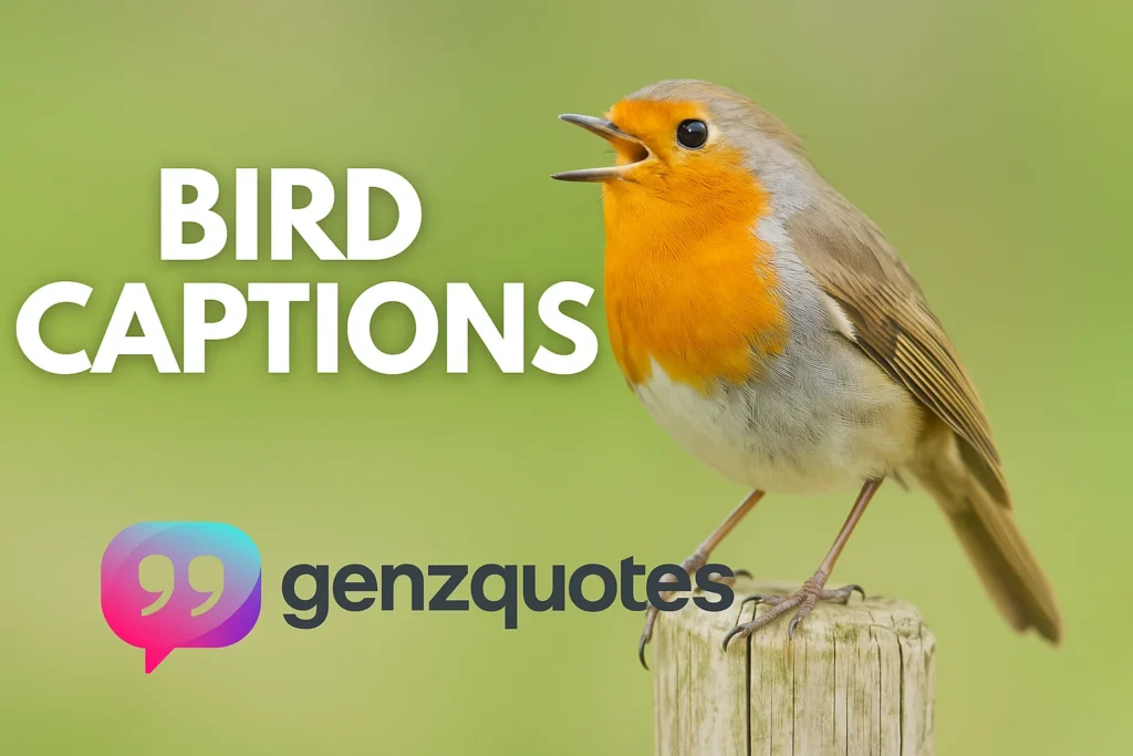 bird captions